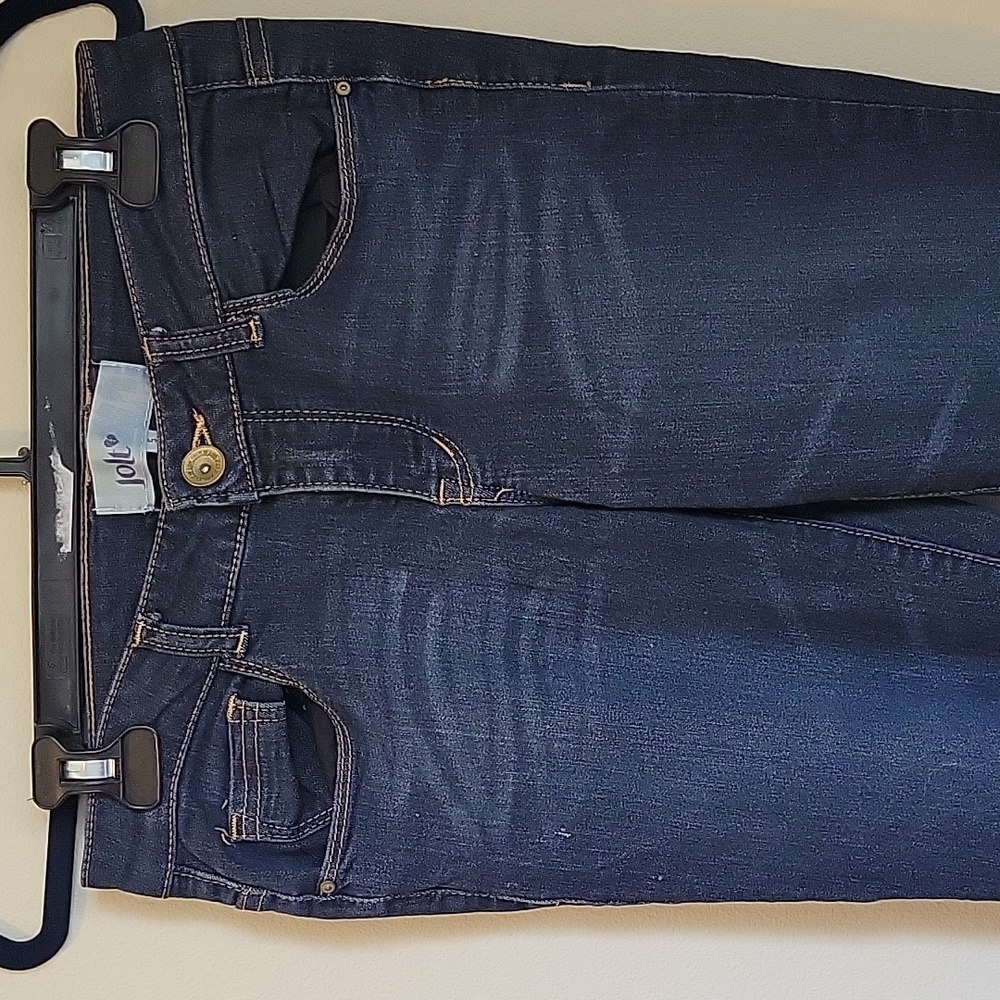 Jolt Mid-Rise Dark Skinny Jeans